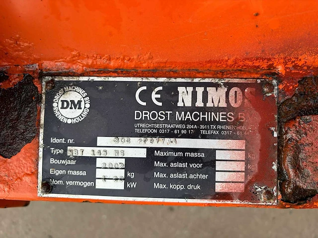 Nimos - 2002 - nbt 145 hg - straatveegmachine - afbeelding 6 van  6