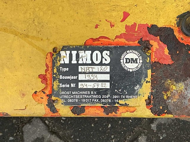Nimos - nbt 120 - werktuigdrager/veegmachine - afbeelding 11 van  11