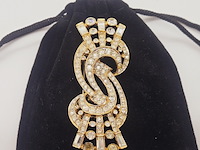 Nina ricci paris - goldplated broche - afbeelding 2 van  6