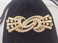Nina ricci paris - goldplated broche - afbeelding 4 van  6