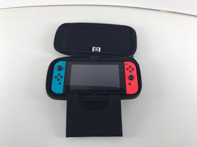 Nintendo (hac-001(-01)) switch with blue/red joycon game console - afbeelding 1 van  10