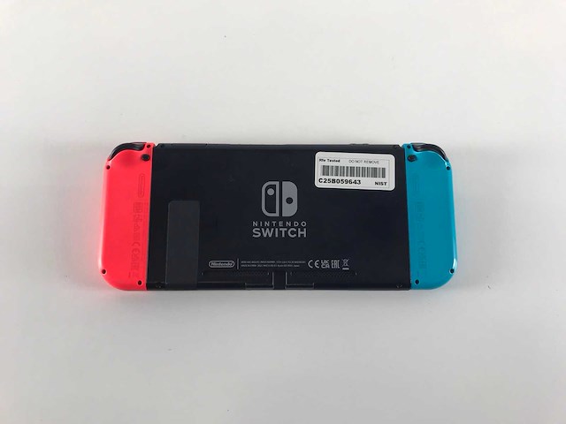 Nintendo (hac-001(-01)) switch with blue/red joycon game console - afbeelding 9 van  10