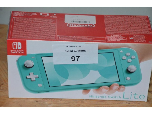 Nintendo switch lite met grip model hdh-001 - afbeelding 3 van  4