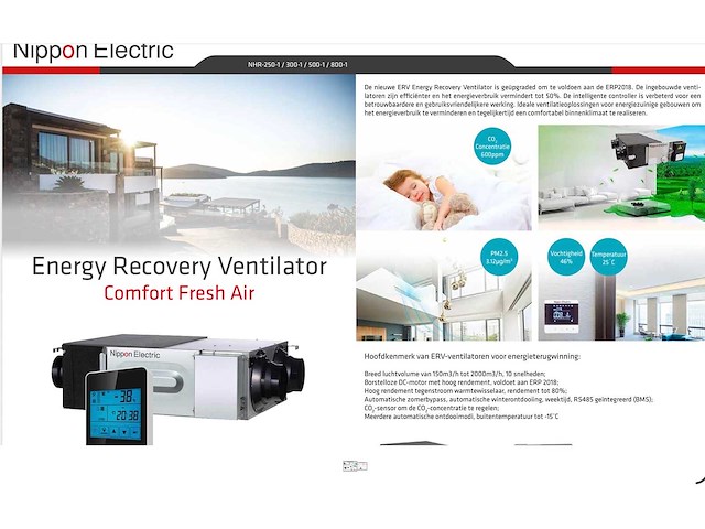 Nippon electric - 2022 - nhr-250 - warmtekrachtkoppeling - afbeelding 1 van  17