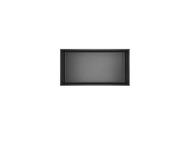 Nisjes badkamer gun metal 60x30x10cm inbouwnis douche - afbeelding 1 van  3