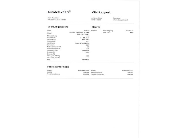 Nissan qashqai n-vision 1.2 2016 automaat, jlr-08-h - afbeelding 6 van  8