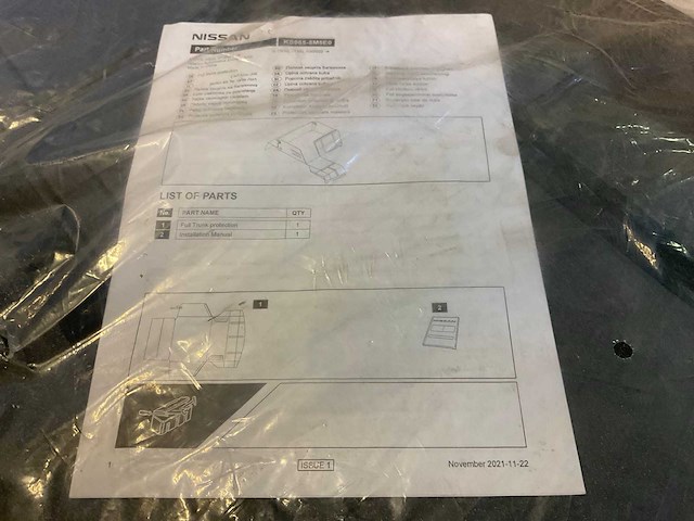 Nissan x-trail vloermatten/kofferbakmat - afbeelding 5 van  9