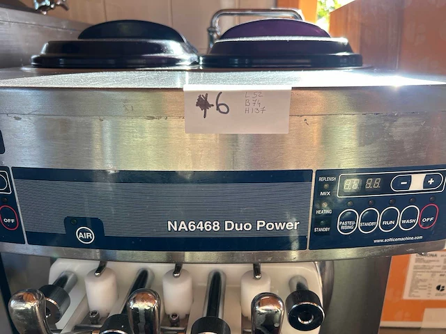 Nissei - na6468 duo power - professionele softijsmachine 2 smaken + mix - afbeelding 10 van  13