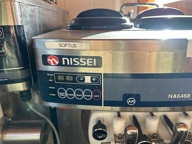 Nissei - na6468 duo power - professionele softijsmachine 2 smaken + mix - afbeelding 12 van  13