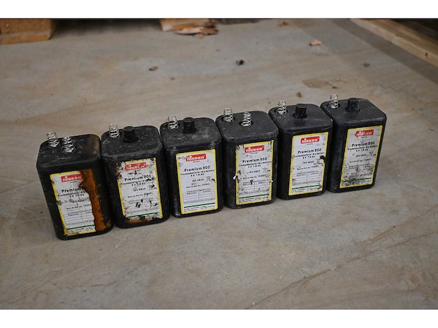 Nissen premium 800 accu's (6x) - afbeelding 1 van  2