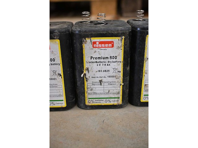 Nissen premium 800 accu's (6x) - afbeelding 2 van  2