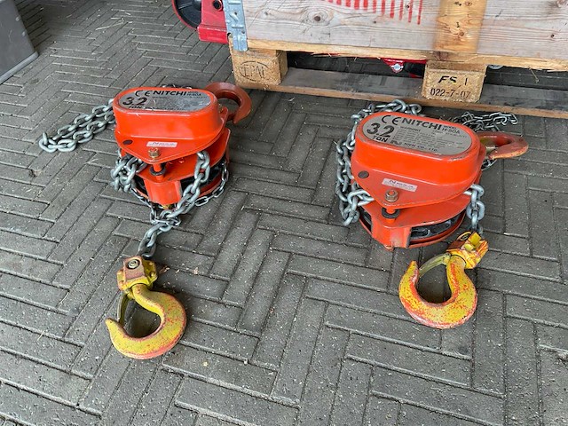 Nitchi h-50a kettingtakel (2x) - afbeelding 1 van  6