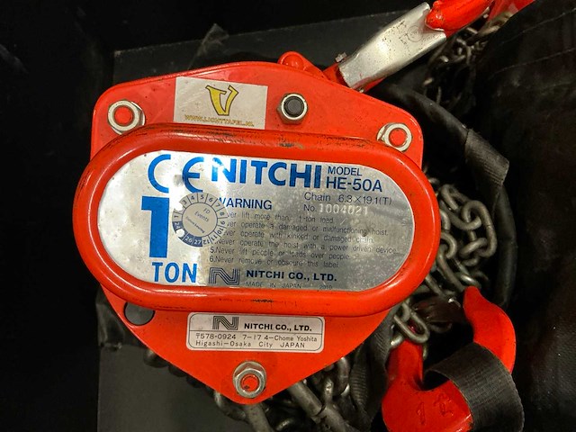 Nitchi he504 kettingtakel (2x) - afbeelding 2 van  4