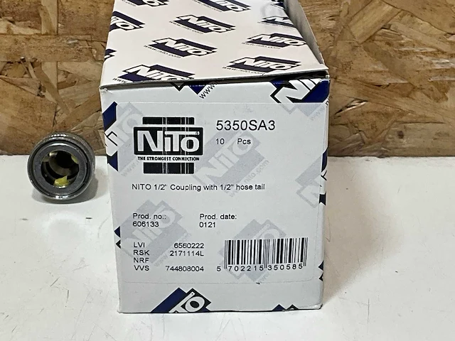 Nito 1/2 koppeling met 1/2 slangpilaar (20x) - afbeelding 4 van  4