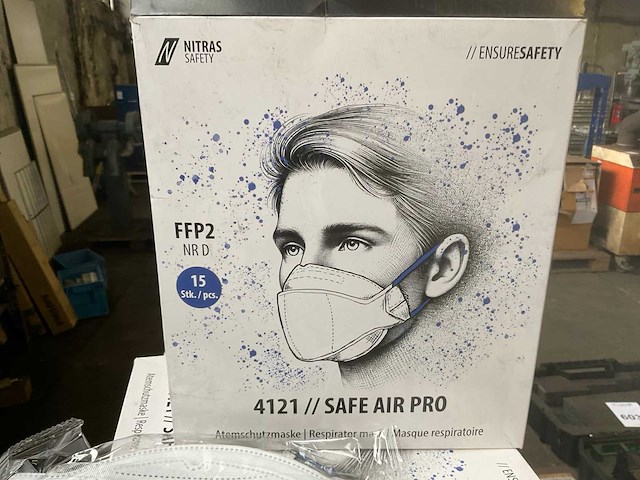 Nitras ffp2 beschermende maskers - afbeelding 3 van  6
