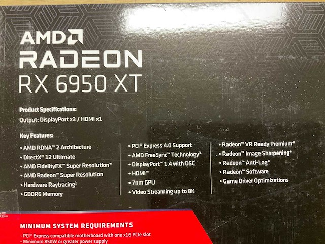 Nitro amd radeon rx 6950 xt videokaart - afbeelding 2 van  4