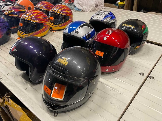 Nitro, caberg, kiwi, davida motorhelm (6x) - afbeelding 2 van  8