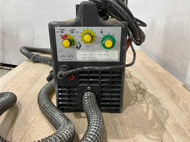 Nitty gritty - tig clinox pro - las polijst machine - afbeelding 6 van  7