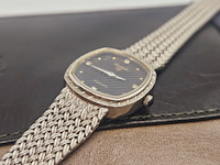 Nivada grenchen palladium plated dames juweliers horloge - afbeelding 4 van  6