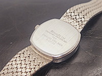 Nivada grenchen palladium plated dames juweliers horloge - afbeelding 6 van  6