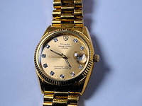Nivada grenchen switserland herenhorloge met fluted bezel - afbeelding 1 van  7