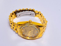 Nivada grenchen switserland herenhorloge met fluted bezel - afbeelding 7 van  7