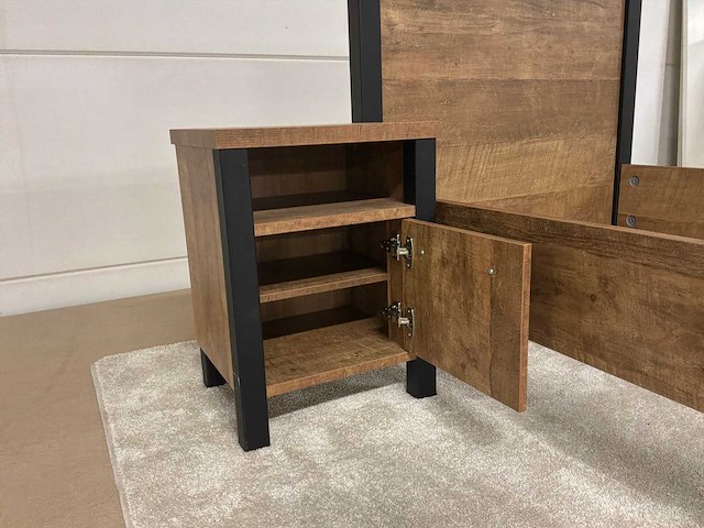 Nizoli bedframe met nachtkastje - afbeelding 9 van  11