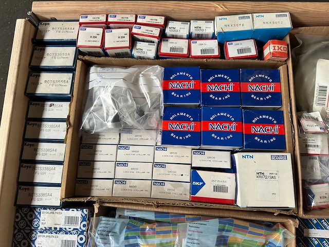Nke, skf, nachi, ntn - partij lagers 142kg - afbeelding 5 van  11