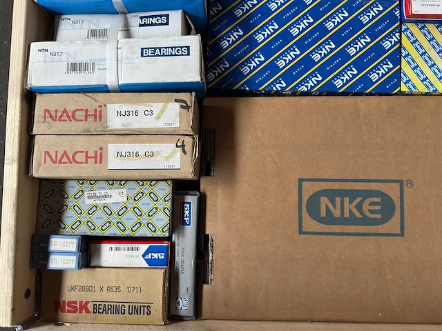 Nke, skf, nachi, ntn - partij lagers 142kg - afbeelding 9 van  11