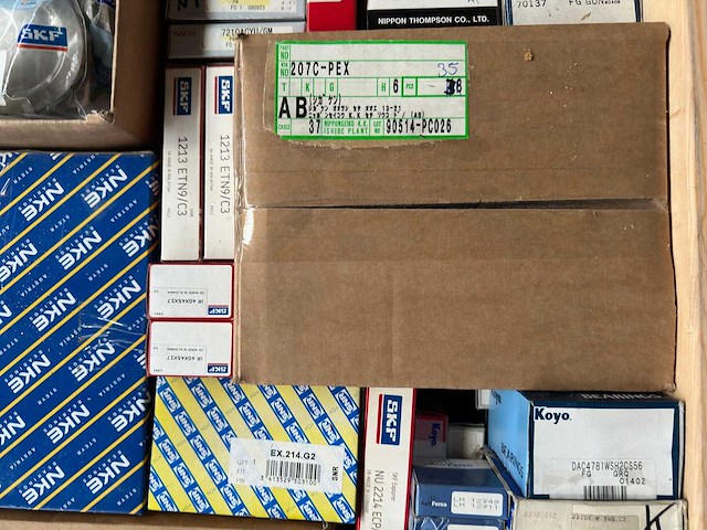 Nke, skf, nachi, ntn - partij lagers 142kg - afbeelding 10 van  11