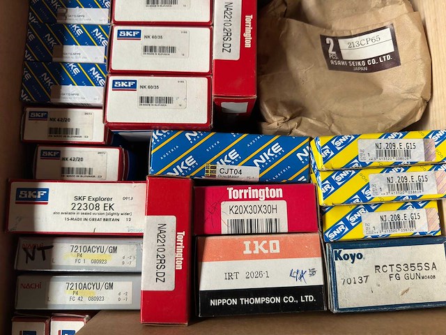 Nke, skf, nachi, ntn - partij lagers 142kg - afbeelding 2 van  2