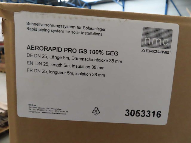 Nmc - aerorapid pro gs 100% geg - geïsoleerde buis op rol (2x) - afbeelding 2 van  4