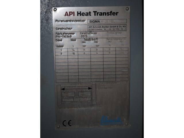 Nn heating unit for cip installation - afbeelding 16 van  32