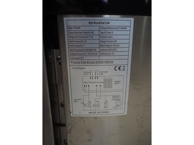 Nn refrigerated pie display - afbeelding 6 van  6