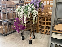 Nn wisteria kunstplanten (4x) - afbeelding 2 van  9