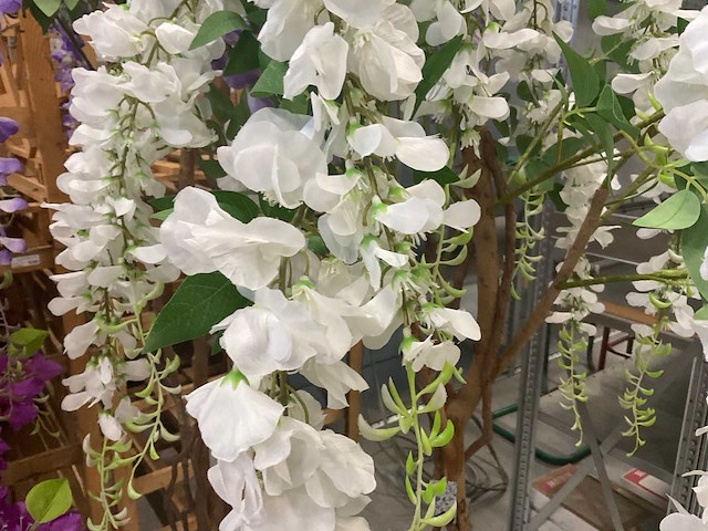 Nn wisteria kunstplanten (4x) - afbeelding 4 van  9
