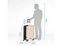 No boring suitcases bloemen xl 98l trolley reiskoffer - afbeelding 4 van  4