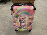 No boring suitcases roze kitten l 72l trolley reiskoffer