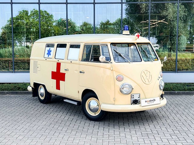No reserve: volkswagen t1 ambulance transporter 1500-27 1965, be-02-41 - afbeelding 6 van  76