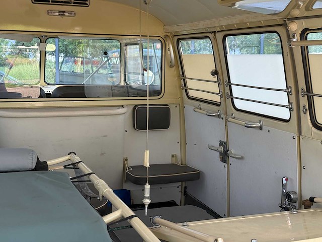 No reserve: volkswagen t1 ambulance transporter 1500-27 1965, be-02-41 - afbeelding 63 van  76