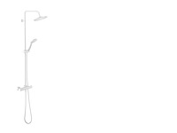 Nobili - tago - tg85330/30wm - douchekraan polar white - afbeelding 1 van  3