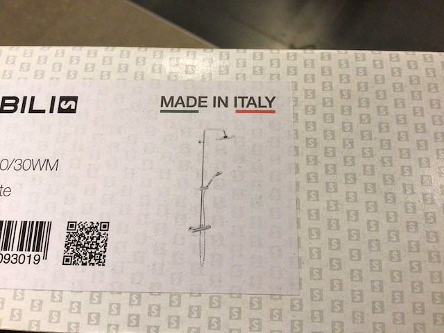 Nobili - tago - tg85330/30wm - douchekraan polar white - afbeelding 2 van  3