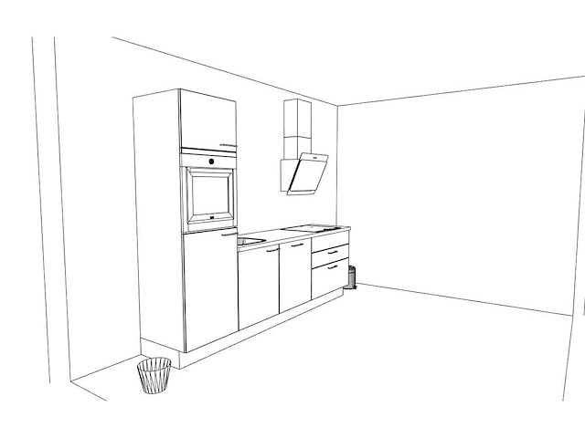 Nobilia - laser alpin wit - keukenopstelling - afbeelding 9 van  21