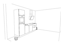 Nobilia - laser alpin wit - keukenopstelling - afbeelding 5 van  12