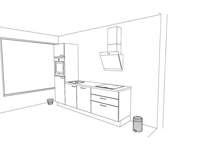 Nobilia - laser alpin wit - keukenopstelling - afbeelding 7 van  21