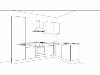 Nobilia - senso lak,leigrijs premium mat - kitchen arrangement - afbeelding 4 van  21