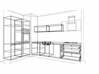Nobilia - stoneart decor leisteen grijs - keukenopstelling - afbeelding 3 van  10