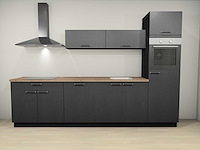 Nobilia - structura decor eiken nero - keukenopstelling - afbeelding 1 van  14