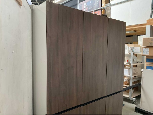 Nobilia alba eikenstructuur keuken greeploze wandopstelling 180cm - afbeelding 7 van  11