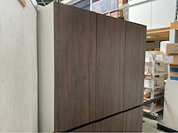 Nobilia alba eikenstructuur keuken greeploze wandopstelling 180cm - afbeelding 7 van  11